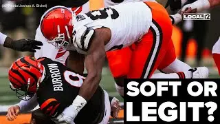 Did Joe Burrow take a dive for Myles Garrett?