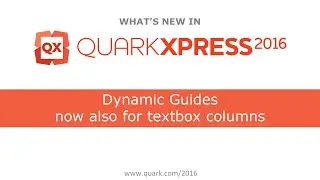 TOP 10 of QX2016: Dynamic Guides now also for textbox columns
