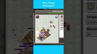 Upcoming Update New Troop Firecracker .  #coc