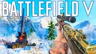 SNIPING ON RUSH in Battlefield 5