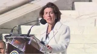 Raimondo sworn in for 2nd term; wants RI to be 'a beacon of hope'
