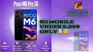 This device is Crazy !!🤯 | Poco m6 pro 5g | Under 10000 mobile | Gaming Device 🎮