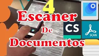 ESCANEAR DOCUMENTOS Y FOTOS fácil, rápido y PROFESIONAL para e-mail con el MOVIL en Android & iOS