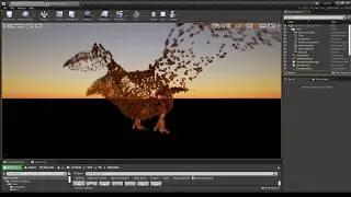 UE4 - Niagara - Skeletal Anim Target Test