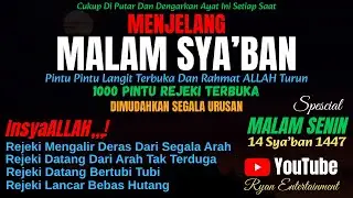 Malam Senin Sya’ban Penuh Keberkahan 🌙 Doa Pembuka Pintu Langit, Rezeki Datang Bertubi-tubi