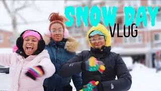 VLOG: SNOW DAY+ COOKING+ GINGERBREAD HOUSE