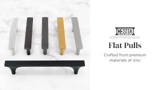 HESTIA HARDWARE Flat Cabinet Handles | Z15