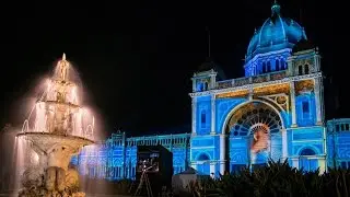 White Night Melbourne 2015 Royal Exhibition Building