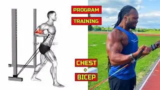 10 BEST RESISTANCE BAND WORKOUT AT HOME ( CHEST AND BICEPS )