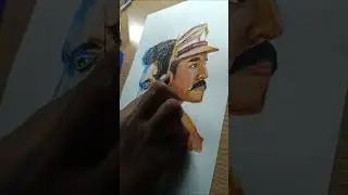 rrr drawing using watercolor #shorts #rrr