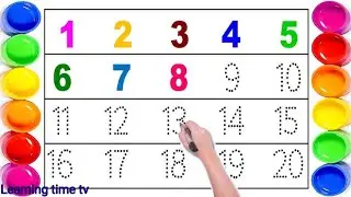 ✍️ Write 123 Counting For Kids | 123 Numbers |  Counting Videos For Kindergarten |