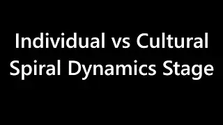 Distinguishing Someone's Spiral Dynamics Stage From Their Culture