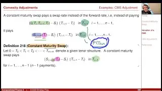Lecture 2022-2 (11): Comp. Fin. 2 / Applied Mathematical Finance: Convexity Adjustments (3/3)