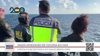 MAIOR APREENS&Atilde;O DE COCA&Iacute;NA NO MAR