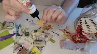 Making Micro-Journals (part 2): Dressing Pages #junkjournal #papercraft #ephemera #recycle