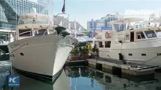 Luxury mega yachts on display as Sydney International Boat show sails into town