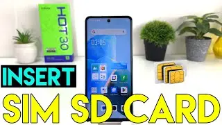 How To Insert SIM & SD Card In Infinix Hot 30