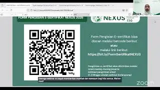 WEBINAR NEXUS : ENVIRONMENT SOCIAL GOVERNANCE