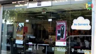 Rear Projection Digital Signage Simulation Montage