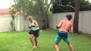 Zinny and Tayne Boxing