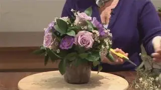 How To Make A Blue Wedding Flower Arrangement