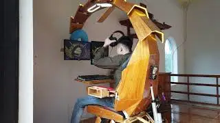 I made a gaming scorpion chair out of handmade materials | DIY world building