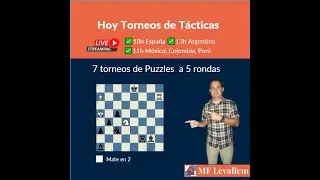 Torneos de T&aacute;ctica  con MF Levallem