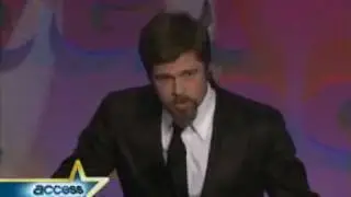 Brad at the Director's Guild Awards presenting Quentin Tarantino