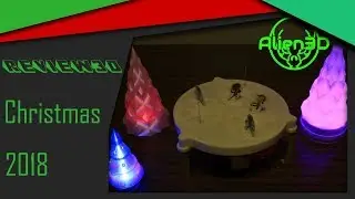 2018 Review3d Christmas & Alien3d December project...plus LED PJs!
