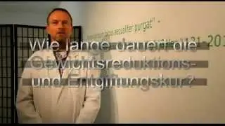 Wie lange dauert die Gewichtsreduktions  und Entgiftungskur ?