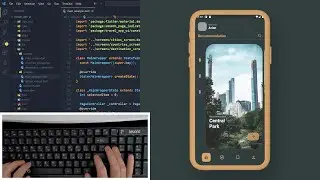 ASMR Programming - Travel App UI - No Talking