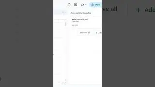 Adding Dropdowns in Google Sheets | Mastering Data Validation #googlesheets #Spreadsheets #Dropdowns