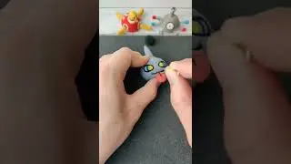 Shuppet Pokemon Satisfying Wool Art.