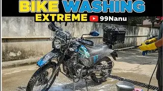 Xplus 200 4V washing and Air filter cleaning🚦#99nanu #xpulse200 #modified #1k #herobike #adventure 