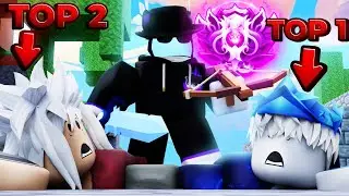How I BEAT The TOP 1 And TOP 2 Player In Ranked.. (Roblox Bedwars)