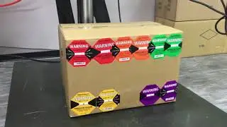shockwatch 與 imapct label 【產品比較測試】 紙箱