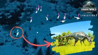 GUE MEMBUAT KANDANG DINO YANG COWONYA CUMA SATU DI JURASSIC WORLD EVOLUTION 3!