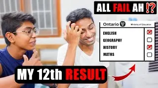 MY 12th RESULTS 😱 | CANADA 🇨🇦 HIGH-SCHOOL RESULTS | ALL FAIL⁉️ | VelBros Tamil