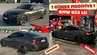 İstanbul'dan Ankara'ya 1 Günde BMW G22 LCI modifiye etmeye gittik!