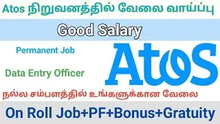 💥Atos Company Job Openings Male and Female Candidates job openings
