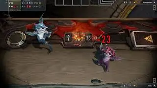 Artifact expert play final round (RB Axe aggro vs UG kanna/drow control)
