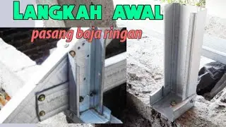 PROSES PEMASANGAN SEPATU BAJA RINGAN (Bracket L)