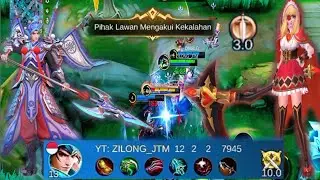 AKIBAT SUKA MAIN TURET LAWAN ZILONG | auto tersiksa sampai suren🔥#mlbb 