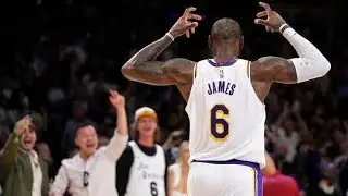 The CROWN Celebration of LeBron James Against 76ers👑