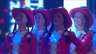 Die Prinzengarde vom Narrenbund Neuhausen - Marschtanz bei Schw&auml;bische Fasnet aus Donzdorf 2019