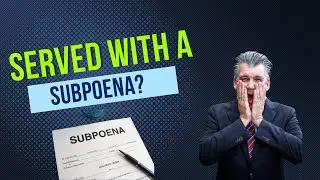 What happens If you get served with a subpoena in a criminal case? #subpoena