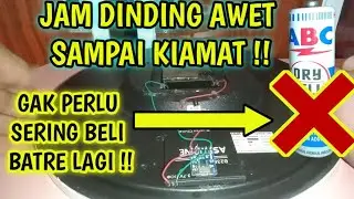 JAM DINDING AWET SAMPAI KIAMAT !! GAK PERLU BELI BATRE LAGI