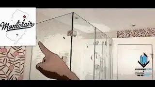 Frameless Corner Shower Center Mounted Door #Showerdoor #frameless