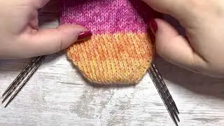 Toe up Socken stricken - Die Fußspitze
