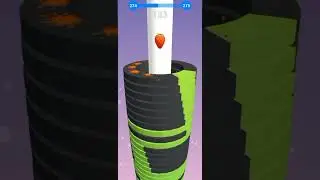 Stack Ball 3d | Pro level gameplay, Android,ios | speed challenge #shorts #gaming #stackball3d